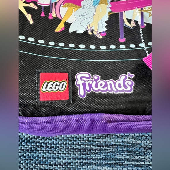 NWT Lego Friends soft lunchbox.  Insulated.  Disco theme. - Picture 4 of 5